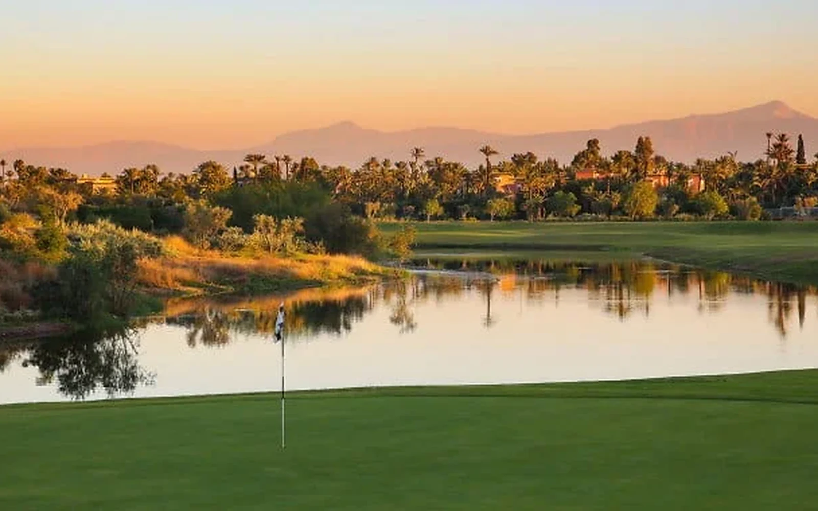 Parcours de golf dans la palmeraie de Marrakech