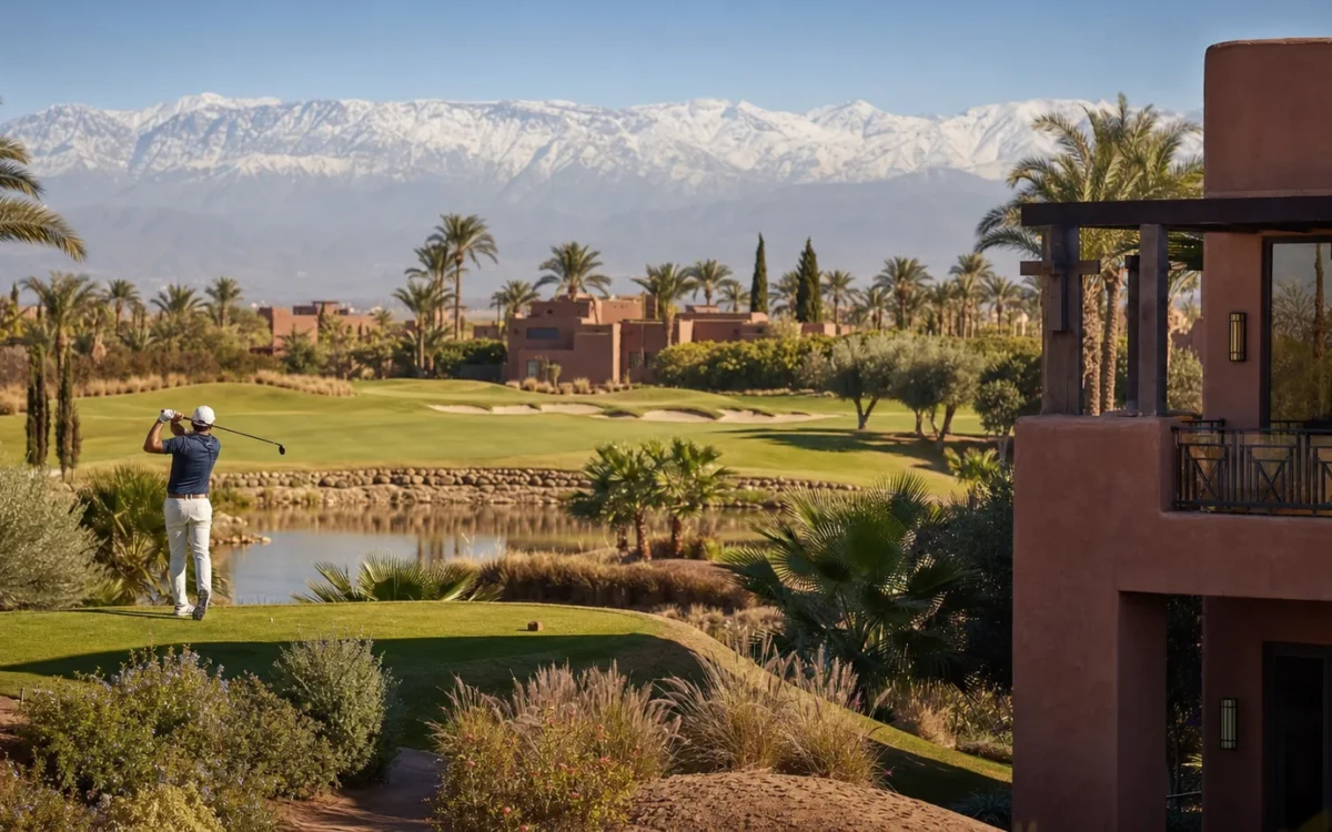 Vivre sur un golf à Marrakech : quand le parcours devient un véritable art de vivre